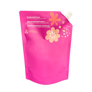 Emballage de liquide alimentaire imprimé personnalisé Doypack sac de jus sauce aux fruits vinaigrette pochette à bec verseur - Product Image 4