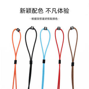 Correa para gafas de mujer, cuerda encerada negra antideslizante, cordón para el cuello para gafas de sol y gafas de lectura - Product Image 4