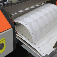 Machine de découpe numérique d'étiquettes en rouleau Darui, réglage automatique de la pression de la lame, largeur de travail de 350 mm