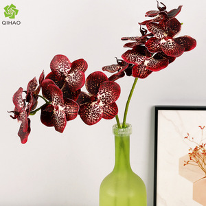 <b>Artificial</b> Vanda Orchid <b>Bouquet</b> 5-Head White Silk Flower High Simulation Wedding Home Decorations - Product Image 5