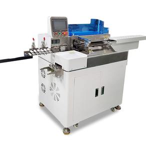 เครื่องจุ่มดีบุกแบบอัตโนมัติเต็มรูปแบบสองหัว พร้อมฟังก์ชั่นตัดและปอกสายไฟ ยี่ห้อเจิ้นซิง - Product Image 6