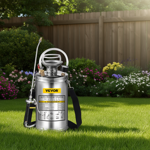 Pulverizador de Presión Automático Vevor de 1.5 Galones, Herramienta de Jardín de Acero Inoxidable con Bomba Manual, Boquilla Ajustable y Manguera - Product Image 2