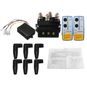 Universal 12V 500A Winde Fernbedienung Magnet relais Twin Wireless Remote Recovery für Jeep Truck ATV SUV