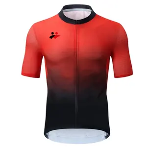 New Summer Men Breathable Short Sleeve Cycling Tops