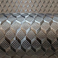 Tissu en fibre de carbone 3K jacquard 3D sergé uni, très demandé, pour voitures, chaussures, sacs et accessoires industriels