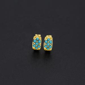 JXX Wholesale <b>Cheap</b> Price <b>Earrings</b> Small Gold Plated Jewelry Bulk Wholesale Small <b>Earrings</b> Women Luxury Small - Product Image 5