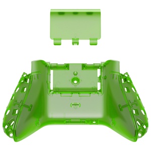 Coque arrière transparente verte personnalisée de remplacement, coque de batterie et coque inférieure pour manette Xbox Series X S - Product Image 1