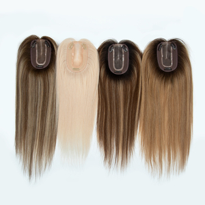Topper de Cabello Humano Natural para Mujeres Blancas, Mono Lace Toppers - Product Image 4