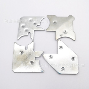 Supports d'angle en aluminium Autonomy 73x38,5 mm, épaisseur 2,5 mm, pour portes, fenêtres, accessoires de quincaillerie de décoration intérieure - Product Image 1