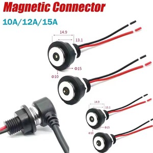 Conector Magnético de 10A con Terminales Impermeables, Cable de Carga de 15A, 12A, 11A, <span class=keywords><strong>Contactos</strong></span> Magnéticos con Conector USB Macho y Hembra - Product Image 1
