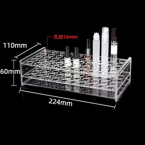 Rettangolo di fabbrica, supporto per provette in acrilico trasparente, supporto per tubo da 30 fori, 150, supporto per tubo di prova - Product Image 6