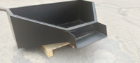 Mini Skid Steer Loader Gite pencampuran beton bucket untuk konstruksi dan proyek lanskap