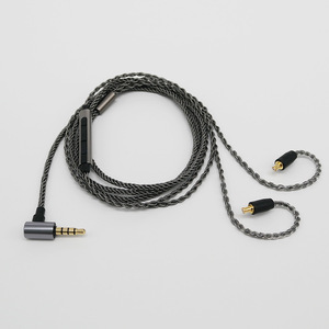 Cable de audio chapado en plata, conector de 3,5 mm para Audio Technica A2dc Ls50 E40 E50 E70 con micrófono y ajuste - Product Image 4
