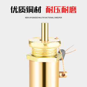 Soupape de sécurité à ressort 1/4 pouces pour compresseur d'air, soupape de surpression pour air à température normale, ouverture complète automatique - Product Image 3