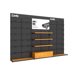 Estantes Comerciales para Exhibición de Calzado, Diseño de <span class=keywords><strong>Tienda</strong></span> Deportiva, Exhibidores Personalizados, Soporte de Pared de Mármol con Iluminación LED para Tiendas - Product Image 5