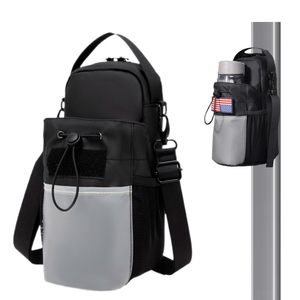 Custom Magnetic Gym Bag with <b>Strong</b> <b>Magnets</b> Crossbody Watelbottle Holder Personalized Patch Design Magnetic Gymwater Bottle Bag - Product Image 1