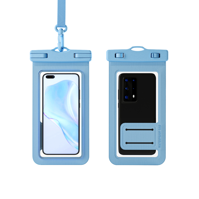 7.2'' Universal Selfie Waterproof Bag Mobile Phone Pouch Floating Air Cushion Swimming Waterproof Outdoor Lanyard Phone Cases