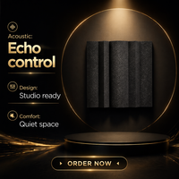 Panneau acoustique en mousse haute densité pour pièges à basses, absorbeur de son microporeux pour coin de studio et home cinéma