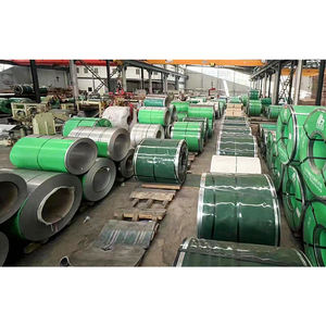 8K NO.4 PVC Enduit 201 202 304 304L 316 316L 409 0.4-0.6mm Épaisseur Laminé À Froid En Acier Inoxydable Bobines - Product Image 5