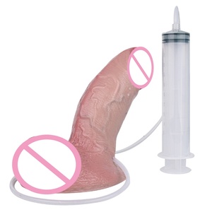FAAK Inflatable Ejaculation <b>Dildo</b> Silicone Realistic Penis Fantasy Wholesale Female Masturbator Squirting <b>Dildo</b> Adult Sex Toys - Product Image 2