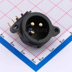 DIN-327 XLR Connector Through hole Component (THT) Connector - Product Image 1