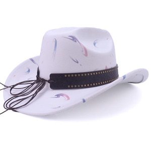 Chapeau de <span class=keywords><strong>cowgirl</strong></span> rose à motif cheval pour <span class=keywords><strong>femme</strong></span>, style western, avec strass et large bord, collection 2026, idéal pour les fêtes costumées. - Product Image 5