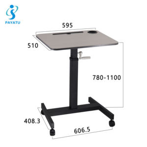 <span class=keywords><strong>Escritorio</strong></span> de Computadora <span class=keywords><strong>Extensible</strong></span> y Ajustable en Altura, Moderno y Portátil, <span class=keywords><strong>con</strong></span> Panel de Madera y Marco Metálico, para Hogar, Oficina, Dormitorio o Escuela - Product Image 6