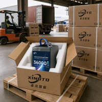 Batterie de drone à semi-conducteurs résistante aux intempéries 2026 en promotion, 14S 46000mAh 51.8V 320Wh/kg 10C, pack d'alimentation UAV pour la saison tropicale pluvieuse
