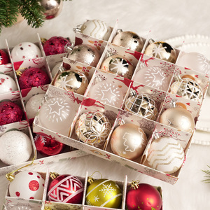Shatterproof Plastic <b>Christmas</b> Balls <b>Box</b> <b>Christmas</b> Tree Decoration Ornaments Xmas Ball for Xmas Holiday Wreath Garland - Product Image 4