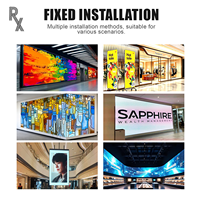 Panel LED para Interiores, Fijo, a Todo Color, 4K, P1.2 P2.5, Delgado, para Centros Comerciales, Imagen Nítida, Diseño Duradero, Uso Continuo