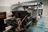 Machine de découpe de portes en bois à trois côtés de haute précision Mingan MA-NP280S, scie à panneaux CNC avec rouleau de pression
