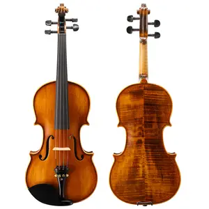 Violín Profesional 4/4 de Pícea Maciza con Acabado Flama Natural, Venta al por Mayor de Fábrica de Tongling - Product Image 2