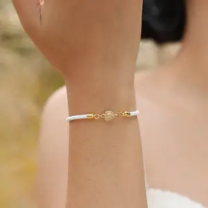 Trendy Milan Touw Manchet Armband Polsband Boom Van Het Leven Statement Sieraden Verstelbare Cz Steen Hart Armband Voor Vrouwen Meisjes