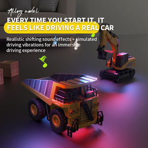 Mini Camión Volquete RC a Escala 1:64 - Volquete de Aleación Controlado por Aplicación con Múltiples Funciones (Luces, Sonido y Baterías Incluidas) - Product Image 2