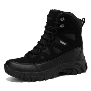 <span class=keywords><strong>Botas</strong></span> de Combate Extra Grandes Talla 47 para Exteriores, para Adolescentes y Hombres, Resistentes al Desgaste, Amortiguadoras, con Suela Gruesa Antideslizante, para Senderismo y Campo Traviesa - Product Image 1