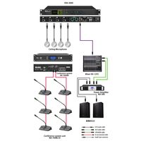 Système audio numérique professionnel anti-larsen FBX-3000, suppresseur de rétroaction pour équipement sonore