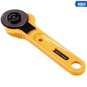 Juego de cortadores de rodillos de 45mm, papel tapiz de tela de cuero, cortador redondo, cortador de Rueda de corte de encimera de retales, <span class=keywords><strong>cuchillo</strong></span> redondo - Product Image 6