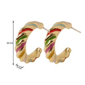 Boucles d'oreilles pendantes classiques en acier inoxydable émaillé <span class=keywords><strong>Lindt</strong></span> Excellence avec placage argent/or en forme de cœur pour l'anniversaire des enfants - Product Image 3