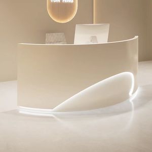 Office Building Wooden <strong>Black</strong> Reception <strong>Desk</strong> Counter Table <strong>Small</strong> Beauty Hair Nail Salon Front <strong>Desk</strong> for Sale - Product Image 4