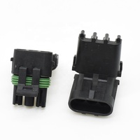 12020827 12020829 Weather Pack Connecteur automobile étanche 3 voies mâle-femelle pour injecteur