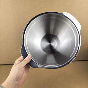 Cesta de drenaje de acero inoxidable 304 de grado alimenticio para fregadero de cocina, cuenco versátil para cocinar, batidor de huevos y cuenco, bandeja para arena - Product Image 6