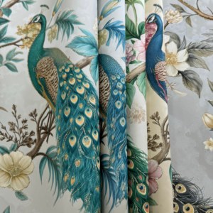 <span class=keywords><strong>Carta</strong></span> <span class=keywords><strong>da</strong></span> <span class=keywords><strong>Parati</strong></span> di Lusso con Motivo a Pavone, Design Moderno Impermeabile per Appartamenti, Soggiorni, Camere <span class=keywords><strong>da</strong></span> Letto e Hotel - Product Image 1