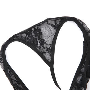 Sous-vêtements en dentelle pour hommes, lingerie sexy transparente, légers, taille basse, <span class=keywords><strong>string</strong></span> - Product Image 5