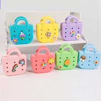 Nouveau mignon bricolage Silicone Mini Airpad sacs à main porte-clés étanche avec des breloques pour les enfants