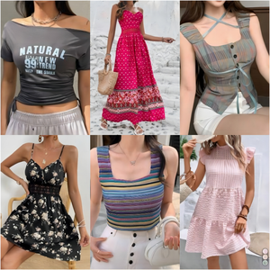 Liquidación de <span class=keywords><strong>Vestidos</strong></span> Elegantes de Poliéster/Algodón para <span class=keywords><strong>Mujer</strong></span> 2026, Estilos Casuales de <span class=keywords><strong>Verano</strong></span>, Tallas Variadas, Plazo de Entrega de Muestras de 7 Días, Venta al Por Mayor - Product Image 6