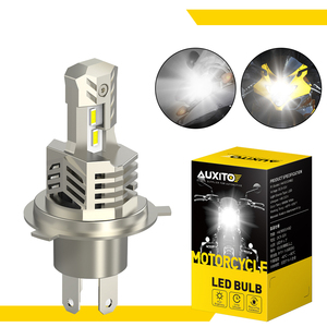 AUXITO Motorcycle Light Car Led Lamp H4 9003 HB2 Motorcycle <b>White</b> 9V 32V 6000K Light LED Headlight <b>Bulb</b> High - Product Image 5