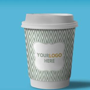 Conteneur à collation jetable en papier kraft PE écologique imprimé sur mesure avec doublure en carton pour l'emballage du café - Product Image 3