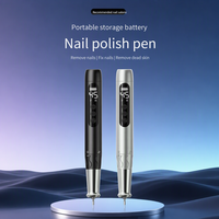 Machine à ongles professionnelle portable sans fil 45000 tr/min, lime à ongles électrique à coupe creuse, stylo de manucure 1000 mAh