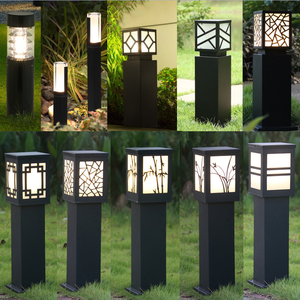 Excepcional clasificado 2025 Simple moderno cuadrado jardín Villa impermeable Led Solar césped Luz - Product Image 3