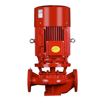 Pompe à incendie industrielle XBD automatique monophasée horizontale/verticale pour système d'extinction par aspersion et conduite d'hydrant extérieur